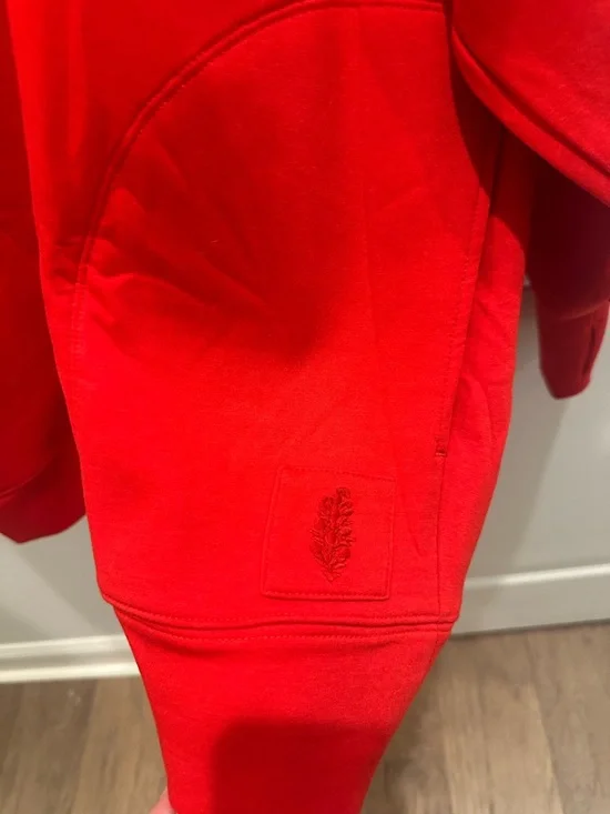 FP Movement by Free People Red Oversized Turtleneck Sweatshirt - Picture 2 of 4